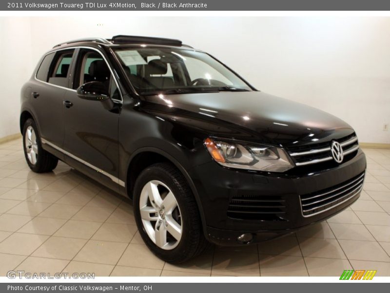 Black / Black Anthracite 2011 Volkswagen Touareg TDI Lux 4XMotion