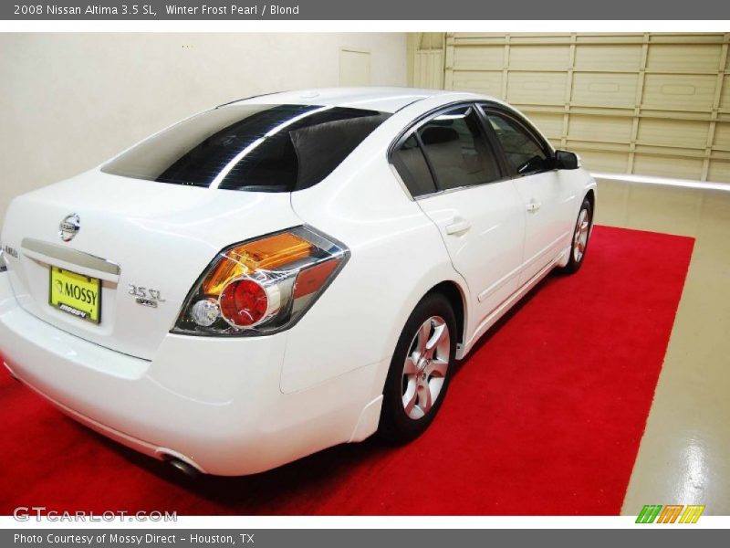 Winter Frost Pearl / Blond 2008 Nissan Altima 3.5 SL
