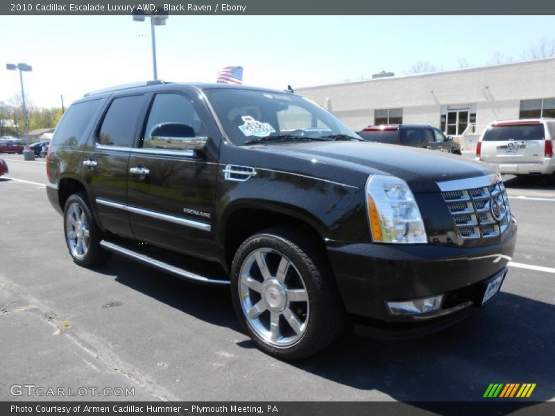 Black Raven / Ebony 2010 Cadillac Escalade Luxury AWD