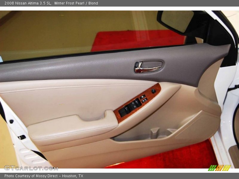 Winter Frost Pearl / Blond 2008 Nissan Altima 3.5 SL