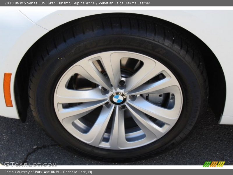 Alpine White / Venetian Beige Dakota Leather 2010 BMW 5 Series 535i Gran Turismo