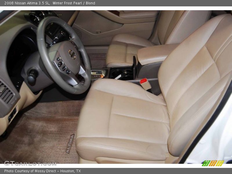 Winter Frost Pearl / Blond 2008 Nissan Altima 3.5 SL