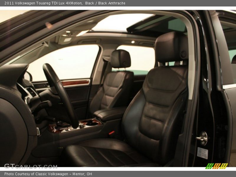 Black / Black Anthracite 2011 Volkswagen Touareg TDI Lux 4XMotion