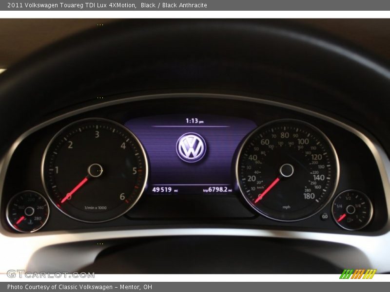 Black / Black Anthracite 2011 Volkswagen Touareg TDI Lux 4XMotion