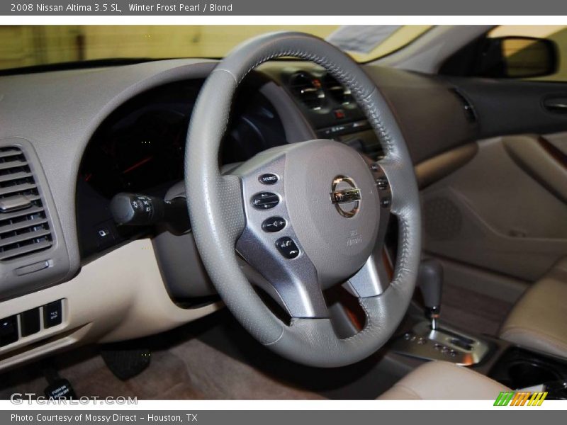 Winter Frost Pearl / Blond 2008 Nissan Altima 3.5 SL