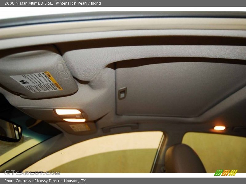 Winter Frost Pearl / Blond 2008 Nissan Altima 3.5 SL