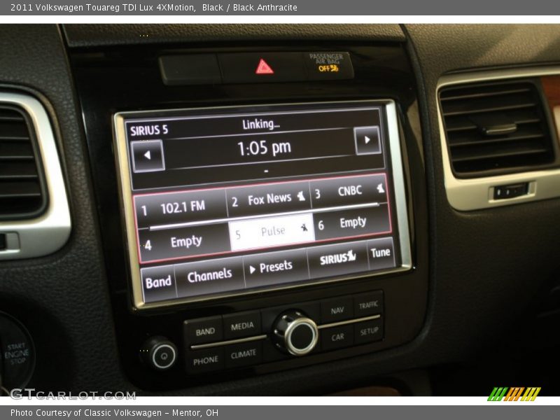 Black / Black Anthracite 2011 Volkswagen Touareg TDI Lux 4XMotion