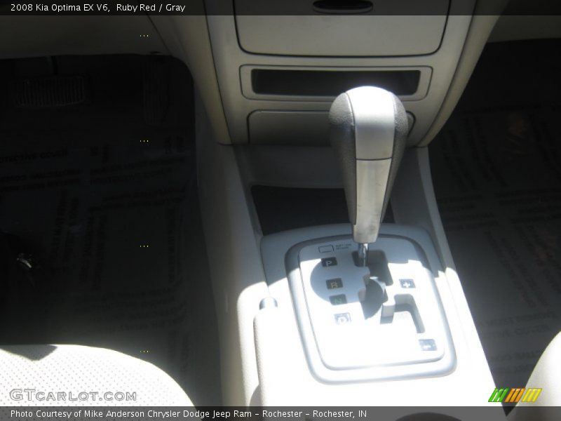 Ruby Red / Gray 2008 Kia Optima EX V6