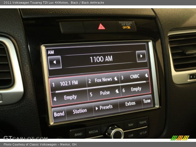 Black / Black Anthracite 2011 Volkswagen Touareg TDI Lux 4XMotion