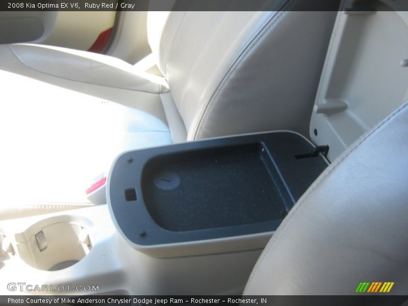 Ruby Red / Gray 2008 Kia Optima EX V6