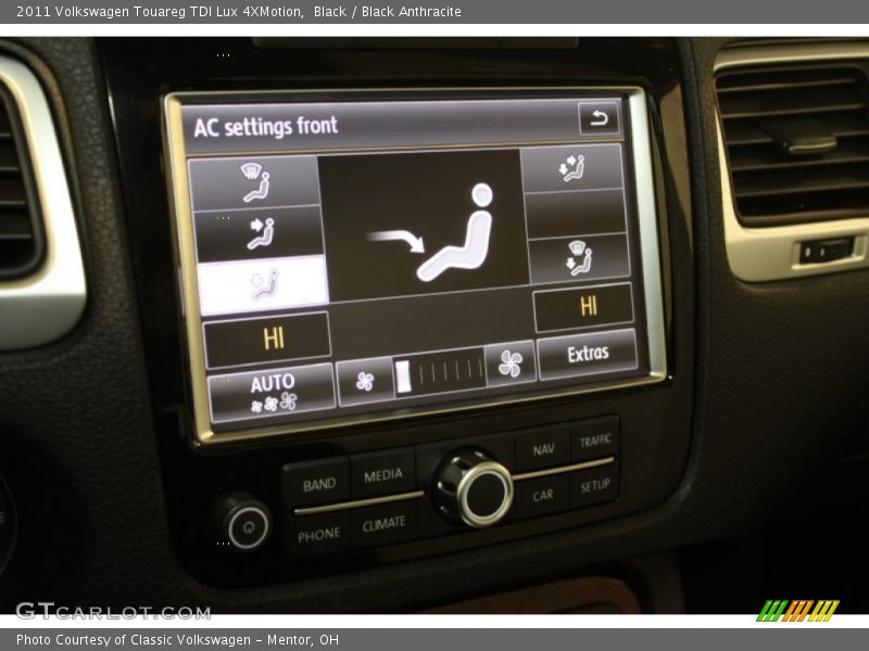 Black / Black Anthracite 2011 Volkswagen Touareg TDI Lux 4XMotion