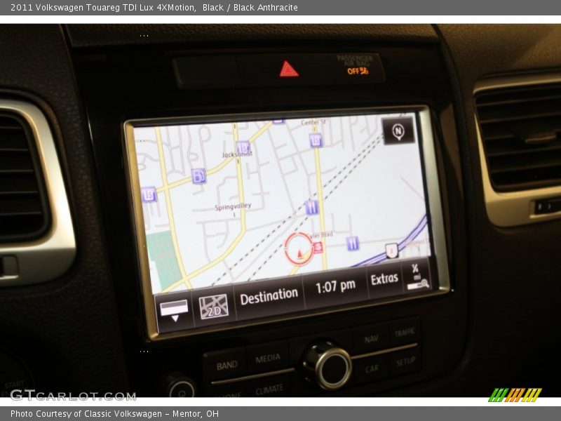 Black / Black Anthracite 2011 Volkswagen Touareg TDI Lux 4XMotion