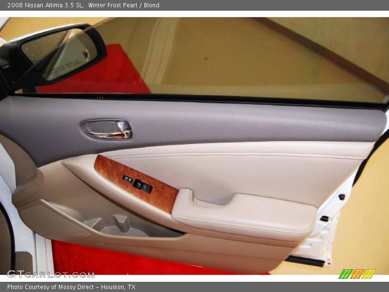Winter Frost Pearl / Blond 2008 Nissan Altima 3.5 SL