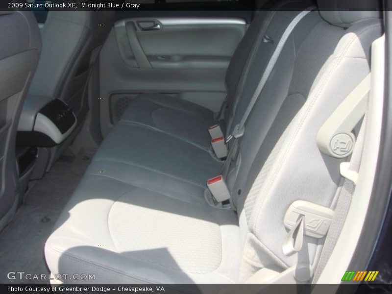 Midnight Blue / Gray 2009 Saturn Outlook XE
