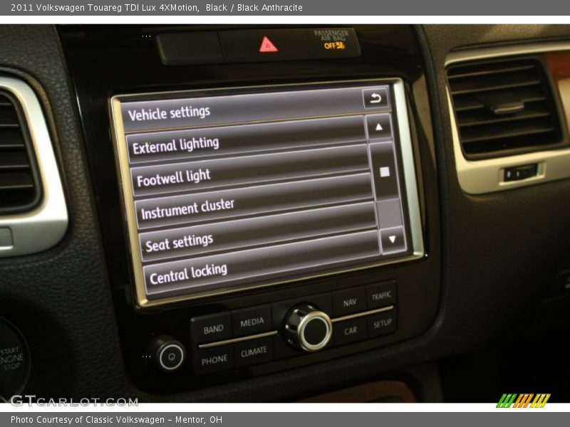 Black / Black Anthracite 2011 Volkswagen Touareg TDI Lux 4XMotion