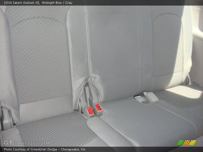 Midnight Blue / Gray 2009 Saturn Outlook XE