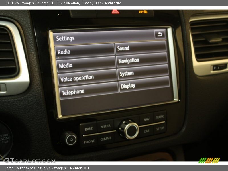 Black / Black Anthracite 2011 Volkswagen Touareg TDI Lux 4XMotion
