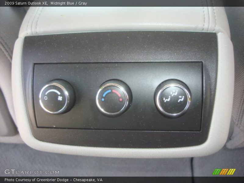 Midnight Blue / Gray 2009 Saturn Outlook XE