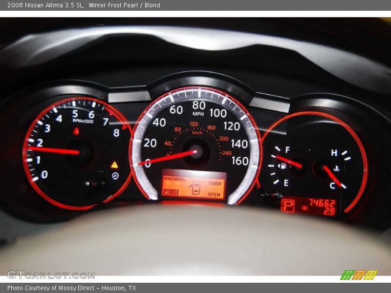 Winter Frost Pearl / Blond 2008 Nissan Altima 3.5 SL