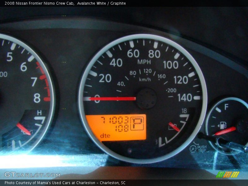 Avalanche White / Graphite 2008 Nissan Frontier Nismo Crew Cab