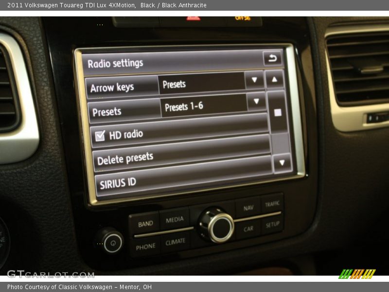 Black / Black Anthracite 2011 Volkswagen Touareg TDI Lux 4XMotion