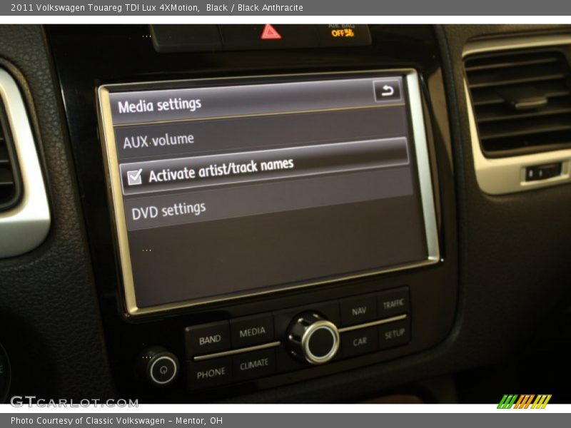 Black / Black Anthracite 2011 Volkswagen Touareg TDI Lux 4XMotion