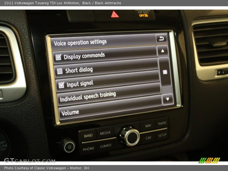 Black / Black Anthracite 2011 Volkswagen Touareg TDI Lux 4XMotion
