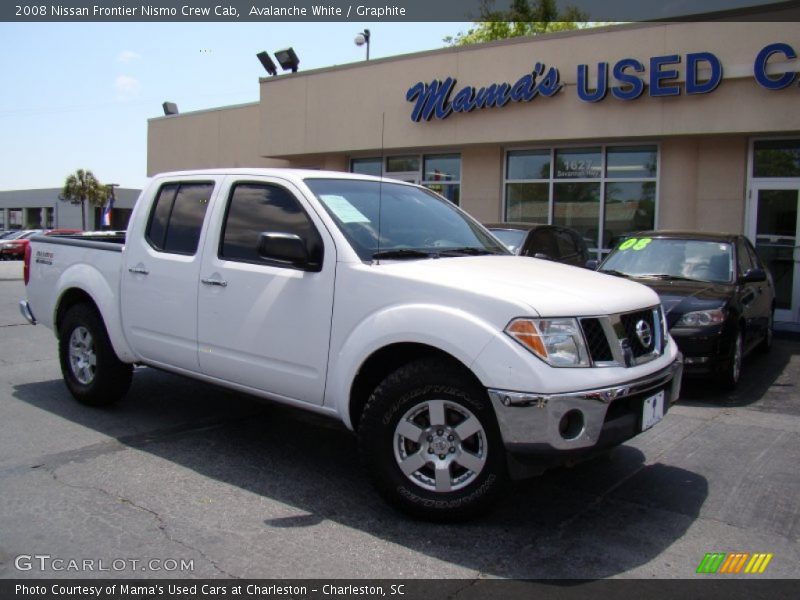 Avalanche White / Graphite 2008 Nissan Frontier Nismo Crew Cab