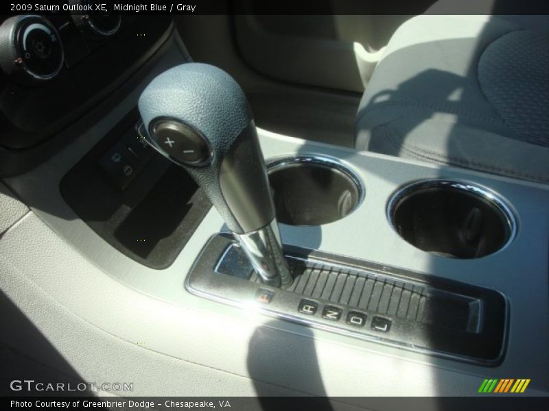 Midnight Blue / Gray 2009 Saturn Outlook XE