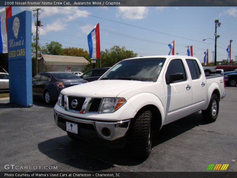 Avalanche White / Graphite 2008 Nissan Frontier Nismo Crew Cab