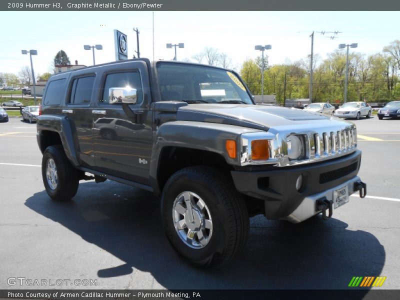 Graphite Metallic / Ebony/Pewter 2009 Hummer H3