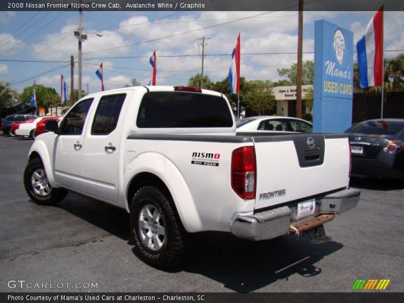 Avalanche White / Graphite 2008 Nissan Frontier Nismo Crew Cab