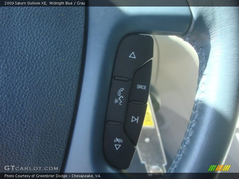Midnight Blue / Gray 2009 Saturn Outlook XE