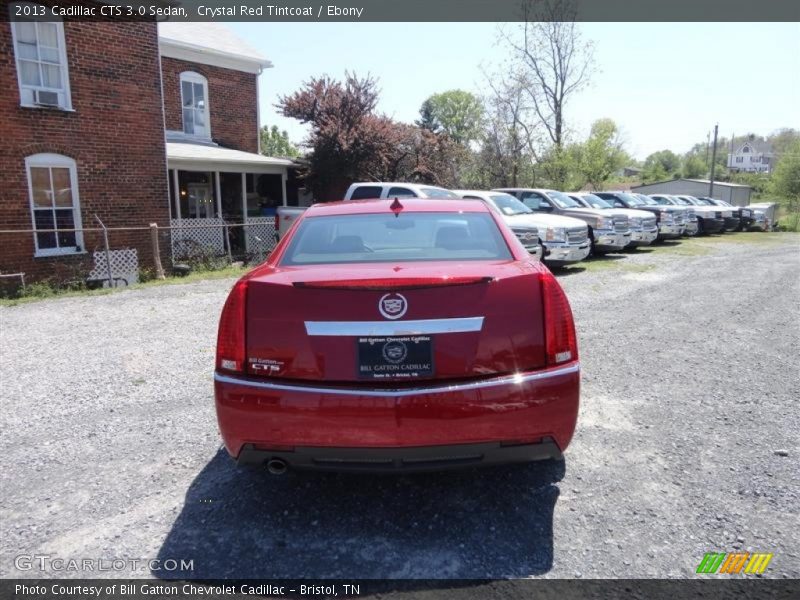 Crystal Red Tintcoat / Ebony 2013 Cadillac CTS 3.0 Sedan