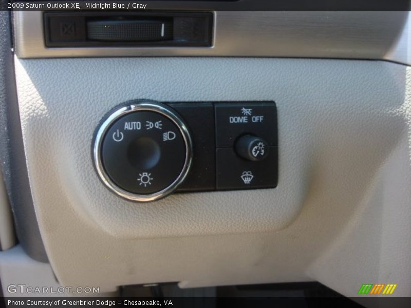 Midnight Blue / Gray 2009 Saturn Outlook XE