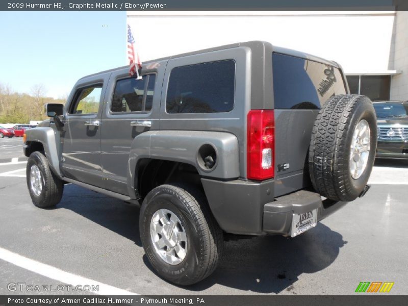 Graphite Metallic / Ebony/Pewter 2009 Hummer H3