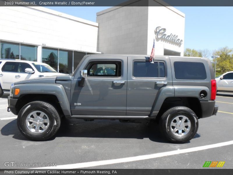 Graphite Metallic / Ebony/Pewter 2009 Hummer H3