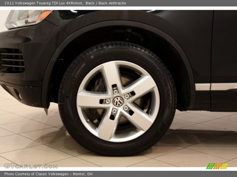 Black / Black Anthracite 2011 Volkswagen Touareg TDI Lux 4XMotion