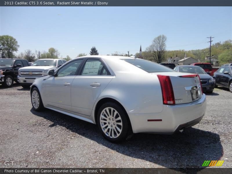 Radiant Silver Metallic / Ebony 2013 Cadillac CTS 3.6 Sedan
