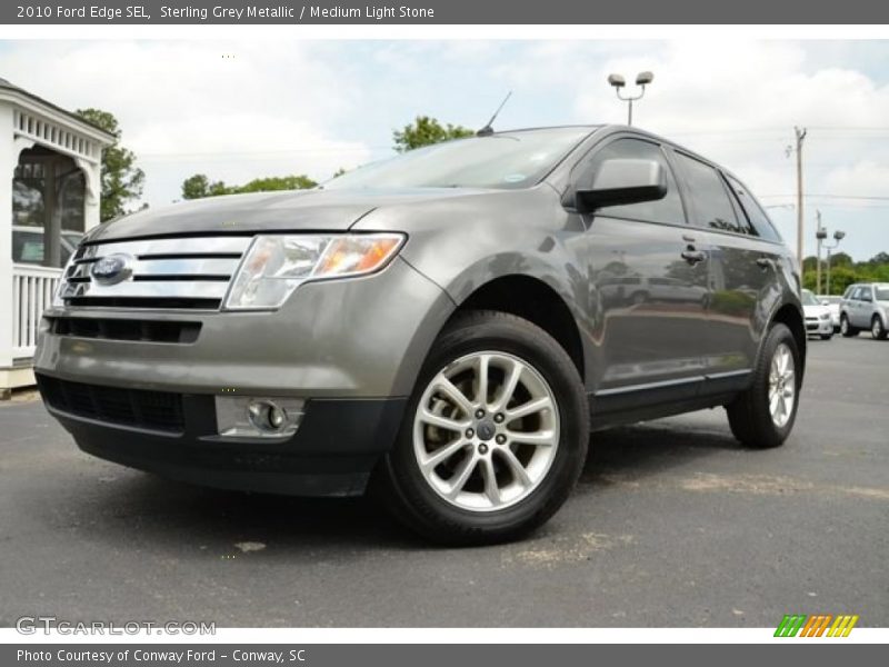 Sterling Grey Metallic / Medium Light Stone 2010 Ford Edge SEL