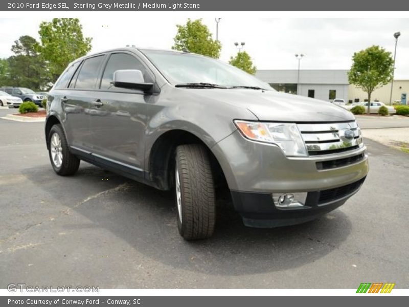 Sterling Grey Metallic / Medium Light Stone 2010 Ford Edge SEL