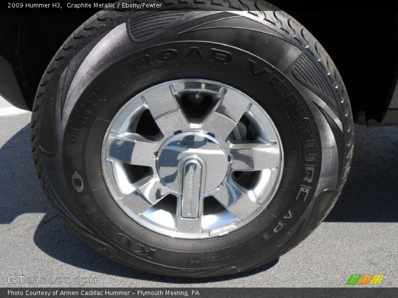 Graphite Metallic / Ebony/Pewter 2009 Hummer H3