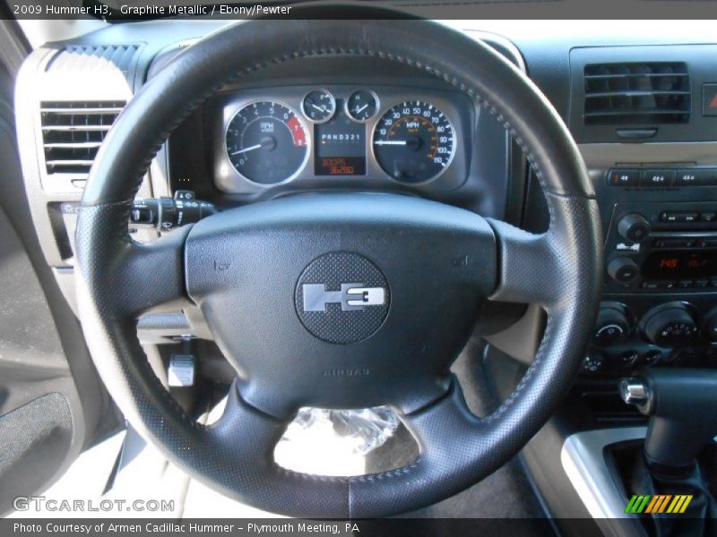 Graphite Metallic / Ebony/Pewter 2009 Hummer H3