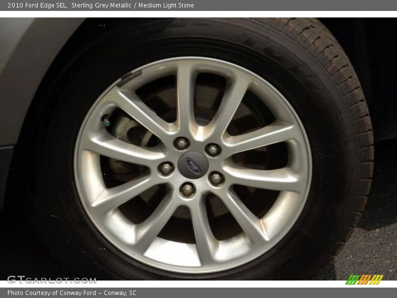 Sterling Grey Metallic / Medium Light Stone 2010 Ford Edge SEL