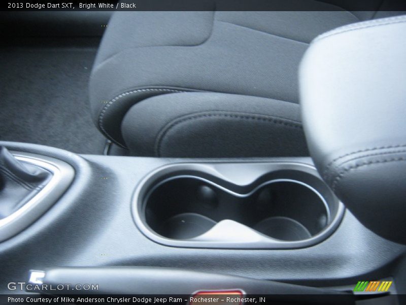 Bright White / Black 2013 Dodge Dart SXT