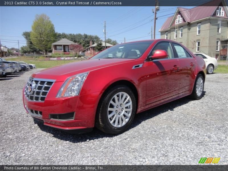 Crystal Red Tintcoat / Cashmere/Cocoa 2013 Cadillac CTS 3.0 Sedan