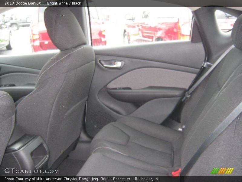 Bright White / Black 2013 Dodge Dart SXT