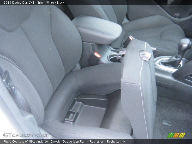 Bright White / Black 2013 Dodge Dart SXT