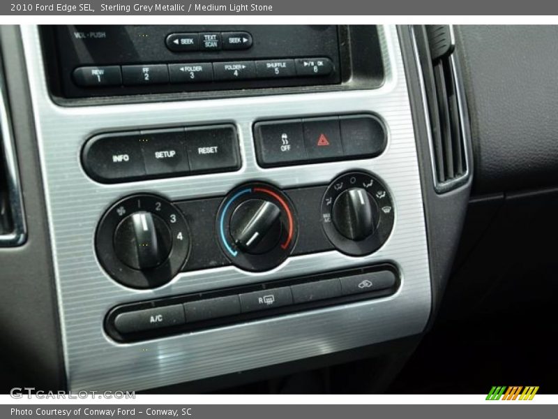 Sterling Grey Metallic / Medium Light Stone 2010 Ford Edge SEL