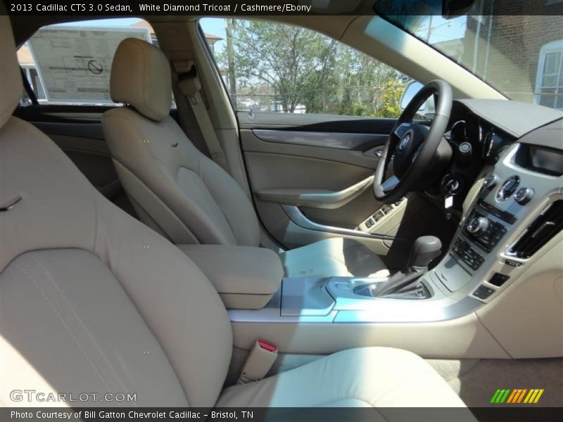 White Diamond Tricoat / Cashmere/Ebony 2013 Cadillac CTS 3.0 Sedan